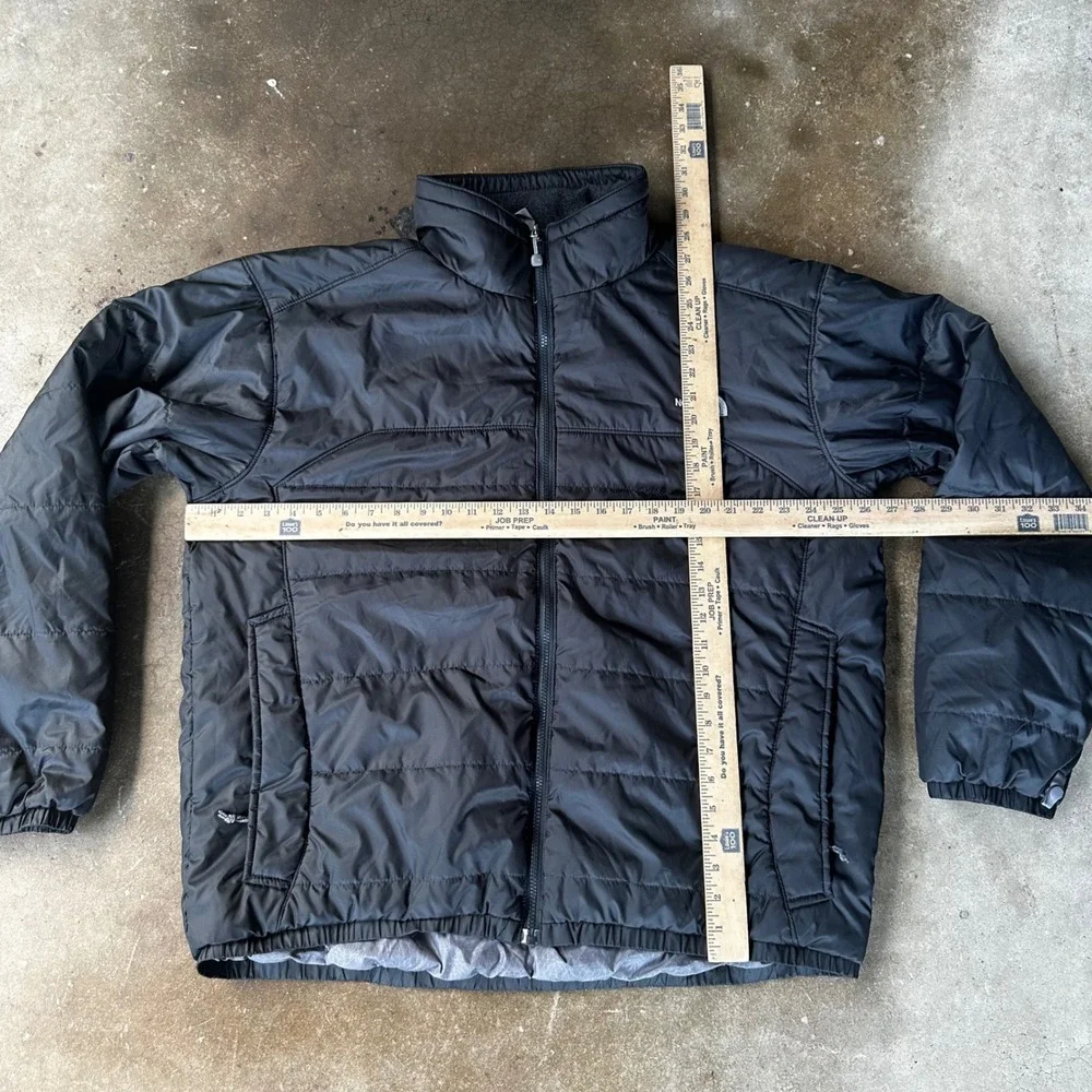 The North Face Puffer Jacket Mens XXL Black Excellent Quilted Insulated Zip Up